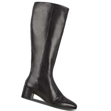 Női Ecco Shape 35 High-cut Squared Csizma Fekete | HU 27SGL